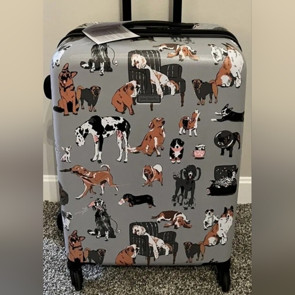 Vera Bradley Bags Nwt Vera Bradley Dog Show 26 Hardside Spinner